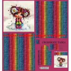 PANEL NA CROSSBODY TAŠTIČKU S KLÍČENKOU  / 511d-199