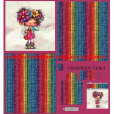 PANEL NA CROSSBODY TAŠTIČKU S KLÍČENKOU  / 511d-204