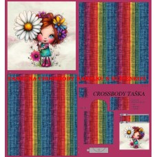 PANEL NA CROSSBODY TAŠTIČKU S KLÍČENKOU  / 511d-205