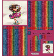 PANEL NA CROSSBODY TAŠTIČKU S KLÍČENKOU  / 511d-209