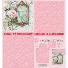 PANEL NA CROSSBODY TAŠTIČKU S KLÍČENKOU / 511d-20 PANEL NA CROSSBODY TAŠTIČKU S KLÍČENKOU / 511d-20