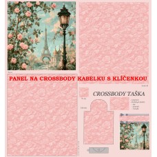 PANEL NA CROSSBODY TAŠTIČKU S KLÍČENKOU / 511d-21 PANEL NA CROSSBODY TAŠTIČKU S KLÍČENKOU / 511d-21