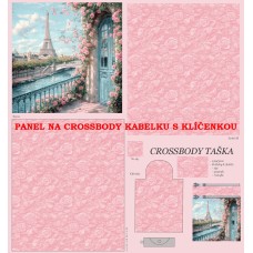 PANEL NA CROSSBODY TAŠTIČKU S KLÍČENKOU / 511d-22 PANEL NA CROSSBODY TAŠTIČKU S KLÍČENKOU / 511d-22