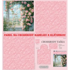 PANEL NA CROSSBODY TAŠTIČKU S KLÍČENKOU / 511d-23 PANEL NA CROSSBODY TAŠTIČKU S KLÍČENKOU / 511d-23