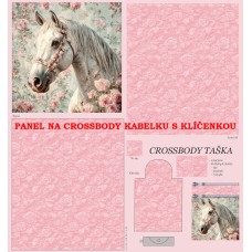 PANEL NA CROSSBODY TAŠTIČKU S KLÍČENKOU / 511d-24 PANEL NA CROSSBODY TAŠTIČKU S KLÍČENKOU / 511d-24