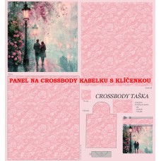 PANEL NA CROSSBODY TAŠTIČKU S KLÍČENKOU / 511d-8 PANEL NA CROSSBODY TAŠTIČKU S KLÍČENKOU / 511d-8
