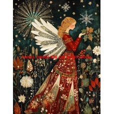 Látkový panel  kolekce VÁNOČNÍ FOLK  523-14