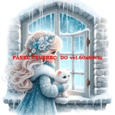 bavlněný panel 25x25 cm - skladem hol18
