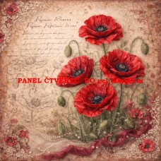 Látkový panel kolekce VLČÍ MÁKY 531-293