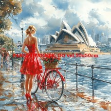 Látkový panel kolekce ŽENY, DÍVKY 535-136