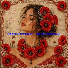 Látkový panel kolekce ŽENY, DÍVKY 535-166