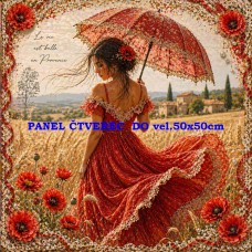 Látkový panel kolekce ŽENY, DÍVKY 535-168