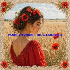 Látkový panel kolekce ŽENY, DÍVKY 535-177