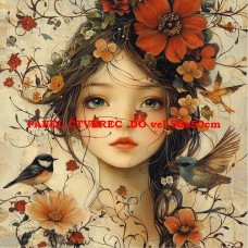 Látkový panel kolekce ŽENY, DÍVKY 535-33