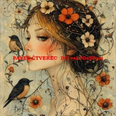 Látkový panel kolekce ŽENY, DÍVKY 535-34