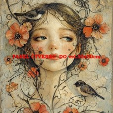 Látkový panel kolekce ŽENY, DÍVKY 535-35