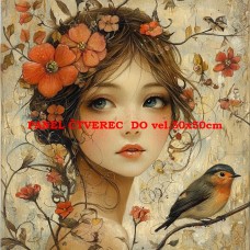 Látkový panel kolekce ŽENY, DÍVKY 535-40