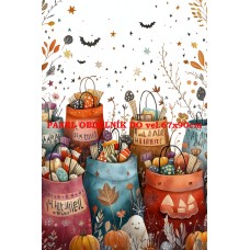 Látkový panel kolekce HALLOWEEN , PODZIM 546-127