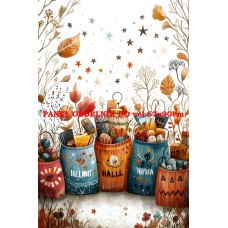 Látkový panel kolekce HALLOWEEN , PODZIM 546-128