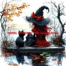 Látkový panel kolekce HALLOWEEN , PODZIM   546-13