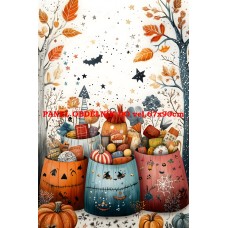 Látkový panel kolekce HALLOWEEN , PODZIM 546-130