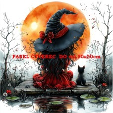 Látkový panel kolekce HALLOWEEN , PODZIM   546-18