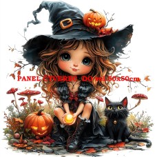 Látkový panel kolekce HALLOWEEN , PODZIM   546-38