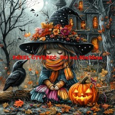 Látkový panel kolekce HALLOWEEN , PODZIM   546-63