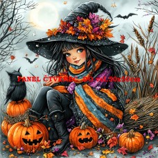 Látkový panel kolekce HALLOWEEN , PODZIM   546-64