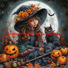 Látkový panel kolekce HALLOWEEN , PODZIM 546-73 Látkový panel kolekce HALLOWEEN , PODZIM 546-73