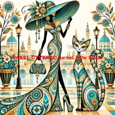 Látkový panel  kolekce CAT LADY  570-63