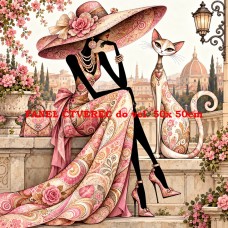 Látkový panel  kolekce CAT LADY  570-75