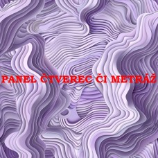 Látkový panel  či metráž kolekce DĚVČÁTKA Z LEVANDULOVÝCH POLÍ  - doplňková 577-1002