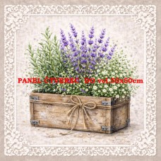 Látkový panel kolekce KVĚTINY 595-24