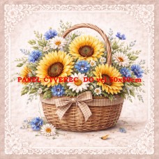 Látkový panel kolekce KVĚTINY 595-25