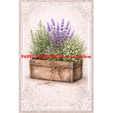 Látkový panel kolekce KVĚTINY 595-41