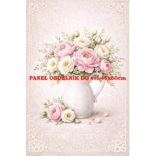 Látkový panel kolekce KVĚTINY 595-45