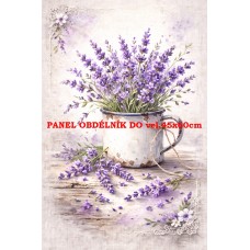 Látkový panel kolekce KVĚTINY 595-49