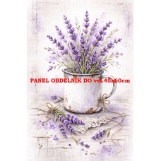 Látkový panel kolekce KVĚTINY 595-50