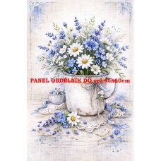 Látkový panel kolekce KVĚTINY 595-51
