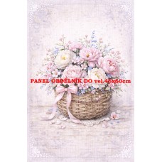 Látkový panel kolekce KVĚTINY 595-53