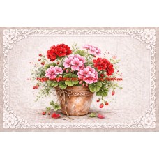 Látkový panel kolekce KVĚTINY 595-56 Látkový panel kolekce KVĚTINY 595-56