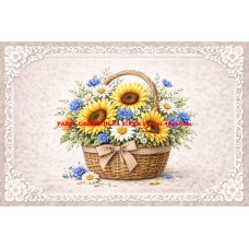 Látkový panel kolekce KVĚTINY 595-58 Látkový panel kolekce KVĚTINY 595-58