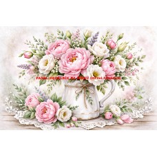 Látkový panel kolekce KVĚTINY 595-61 Látkový panel kolekce KVĚTINY 595-61