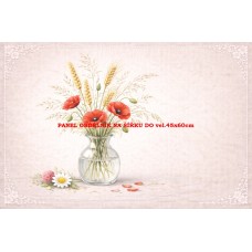 Látkový panel kolekce KVĚTINY 595-64 Látkový panel kolekce KVĚTINY 595-64