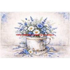 Látkový panel kolekce KVĚTINY 595-66 Látkový panel kolekce KVĚTINY 595-66