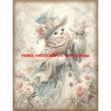 Látkový panel VINTAGE VÁNOČNÍ 597-1