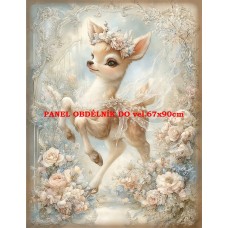 Látkový panel VINTAGE VÁNOČNÍ 597-10