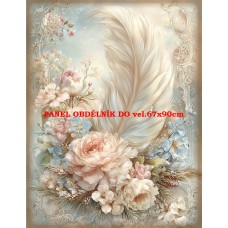 Látkový panel VINTAGE VÁNOČNÍ 597-12