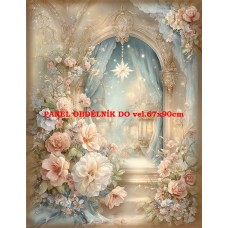 Látkový panel VINTAGE VÁNOČNÍ 597-16